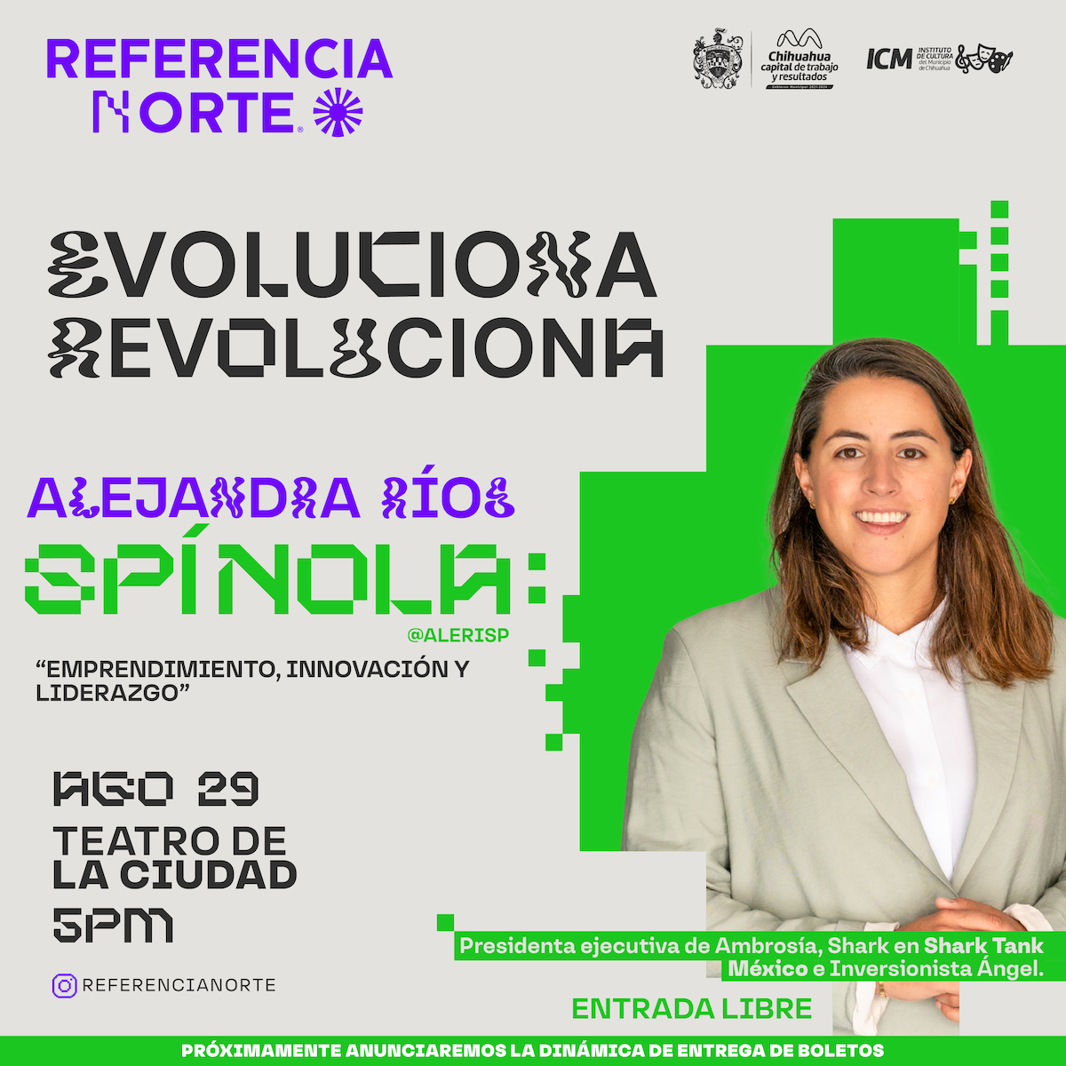 Alejandra Ríos Spínola"EMPRENDIMIENTO, INNOVACIÓN Y LIDERAZGO"